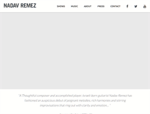 Tablet Screenshot of nadavremez.com